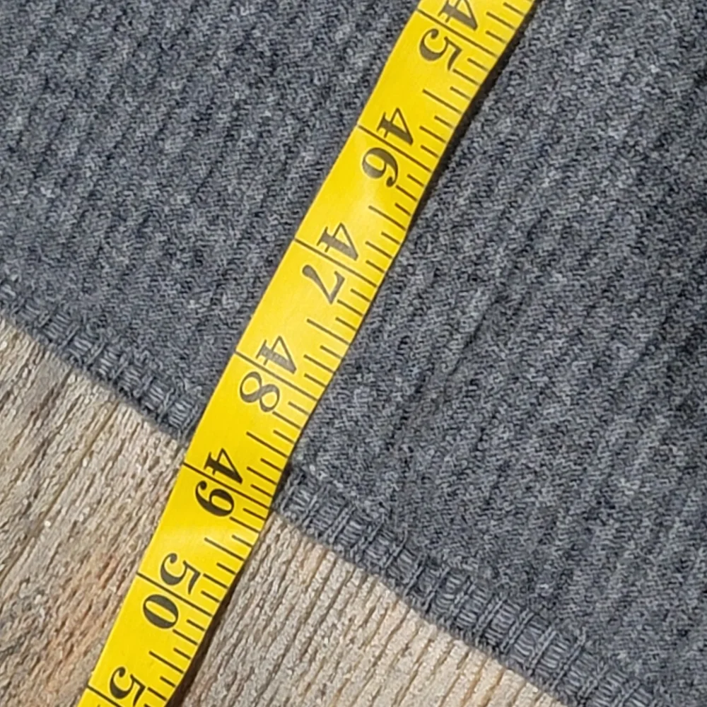 STAUD Ramona Ribbed Wool Blend Midi Dress Grey Charcoal Size Large NWT - Picture 4 of 11